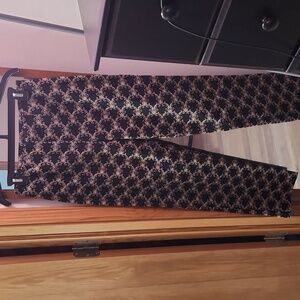 VINTAGE LaVoré velvet embroidered dress pants size 4